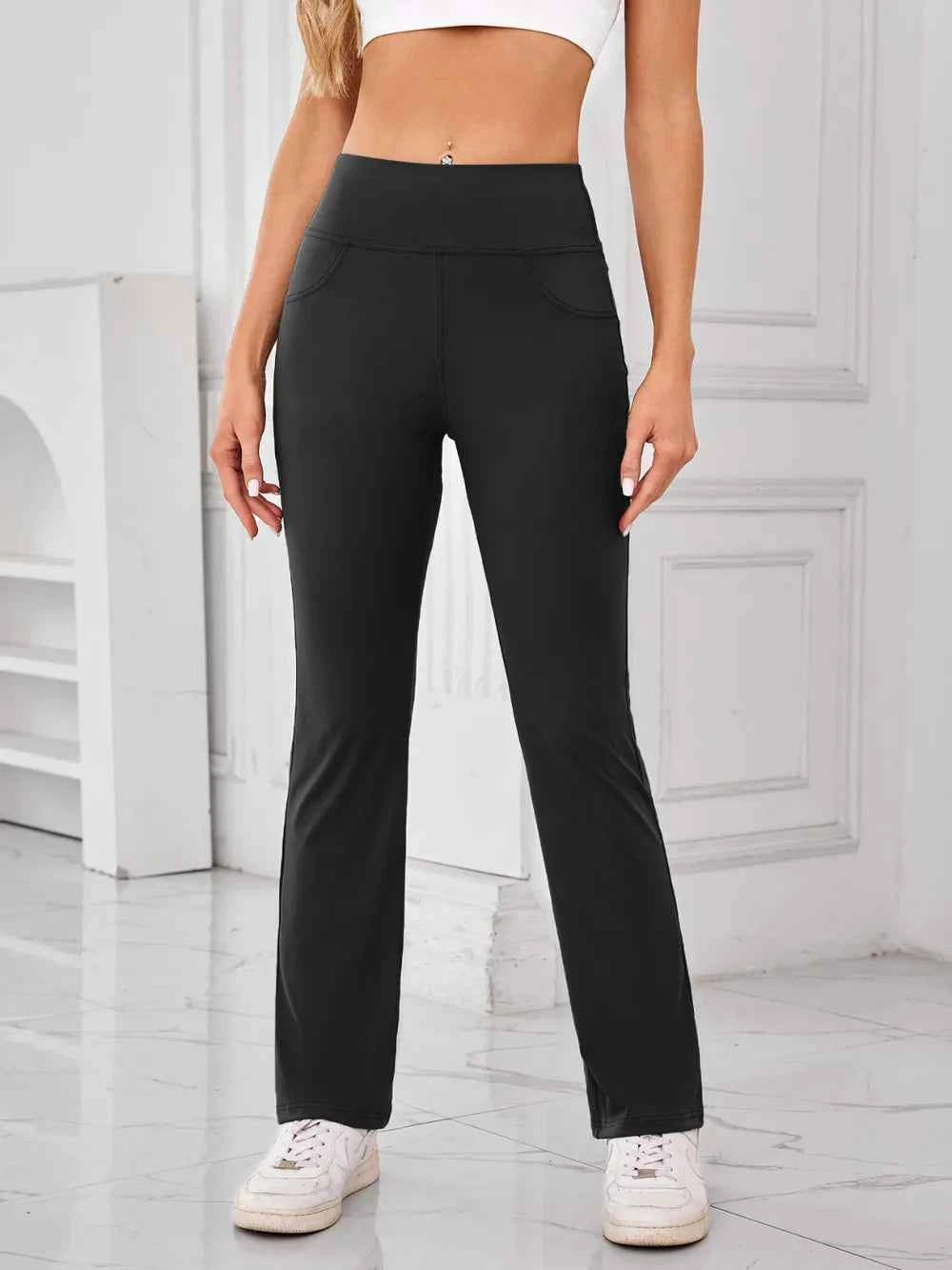 Lovelet High Waist Active Pants with Pockets - Nico`s Store