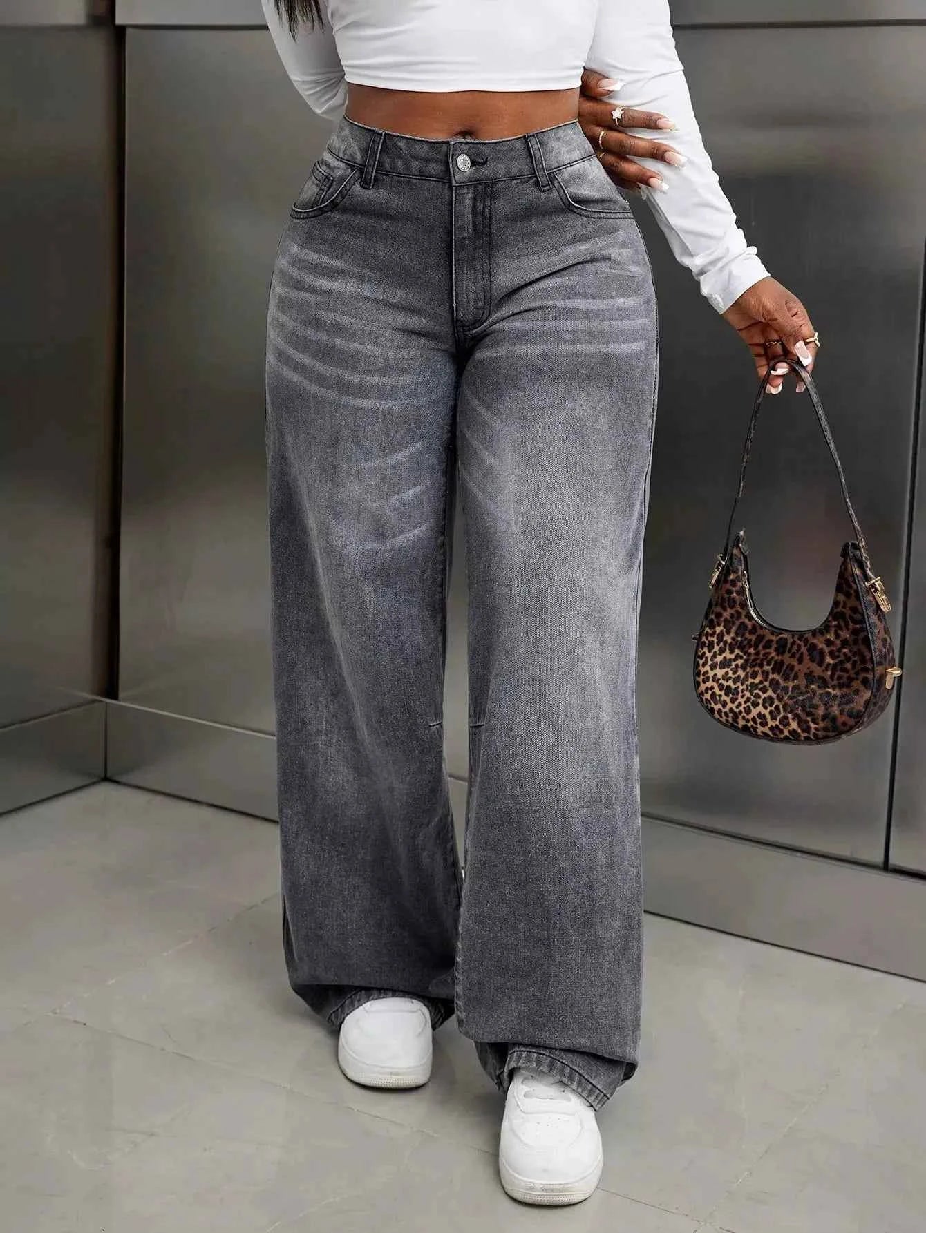 High Waist Wide Leg Jeans