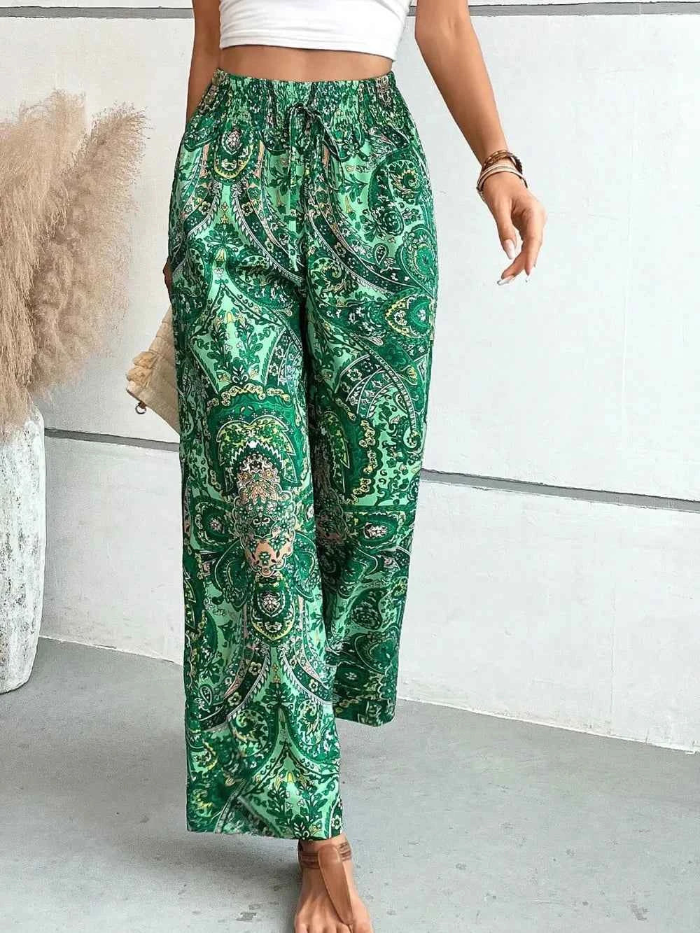 Best Wide Leg Printed Pants for Effortless Style - Nico`s Store