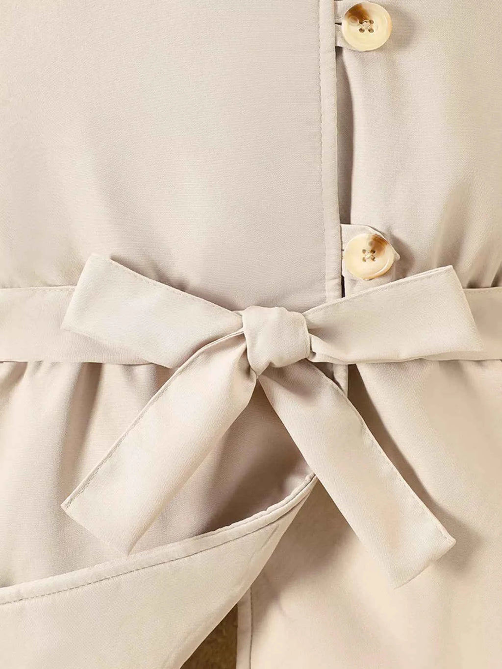 Children's Faux Fur Outerwear with Hood and Tie Waist for Stylish Comfort - Nico`s Store