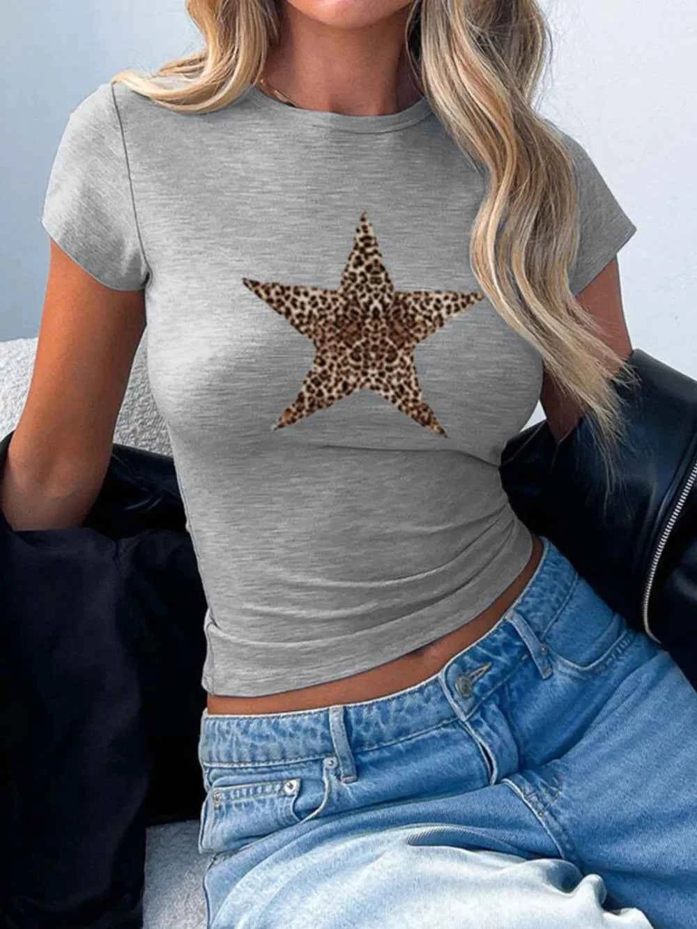 Devine Star T-Shirt - Round Neck Short Sleeve - Nico`s Store
