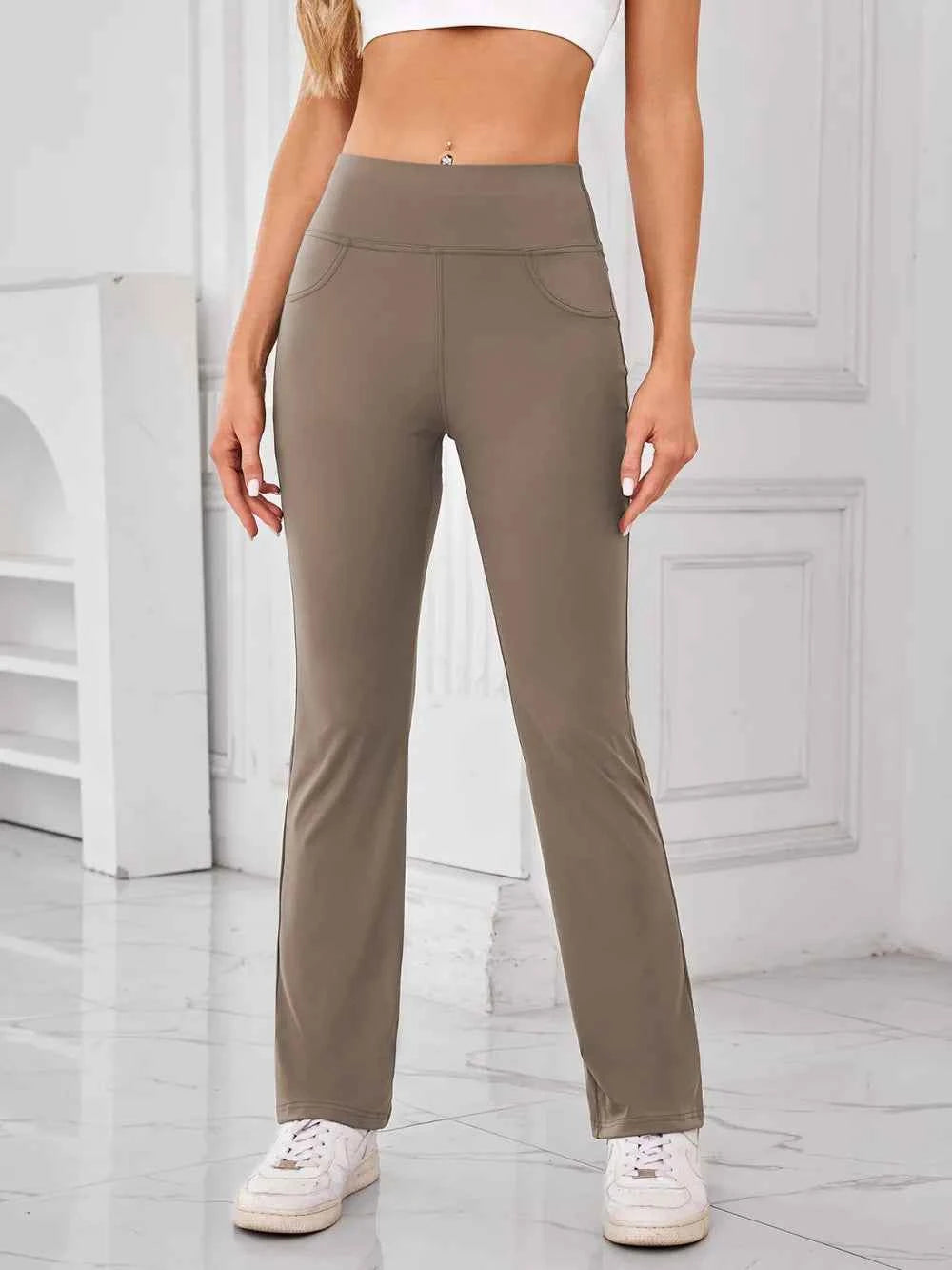 Lovelet High Waist Active Pants with Pockets - Nico`s Store