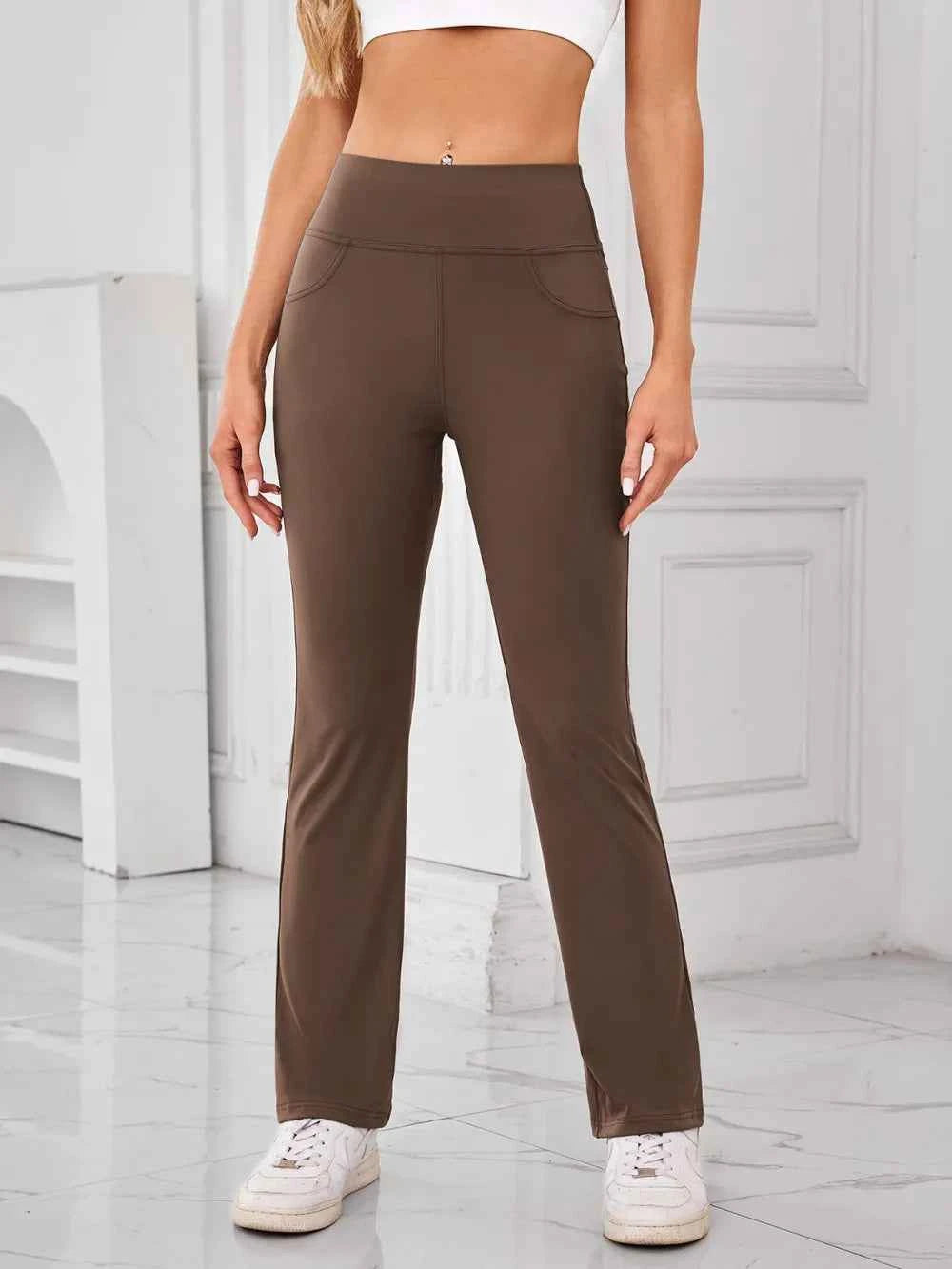 Lovelet High Waist Active Pants with Pockets - Nico`s Store