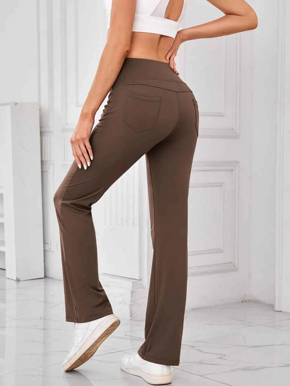 Lovelet High Waist Active Pants with Pockets - Nico`s Store
