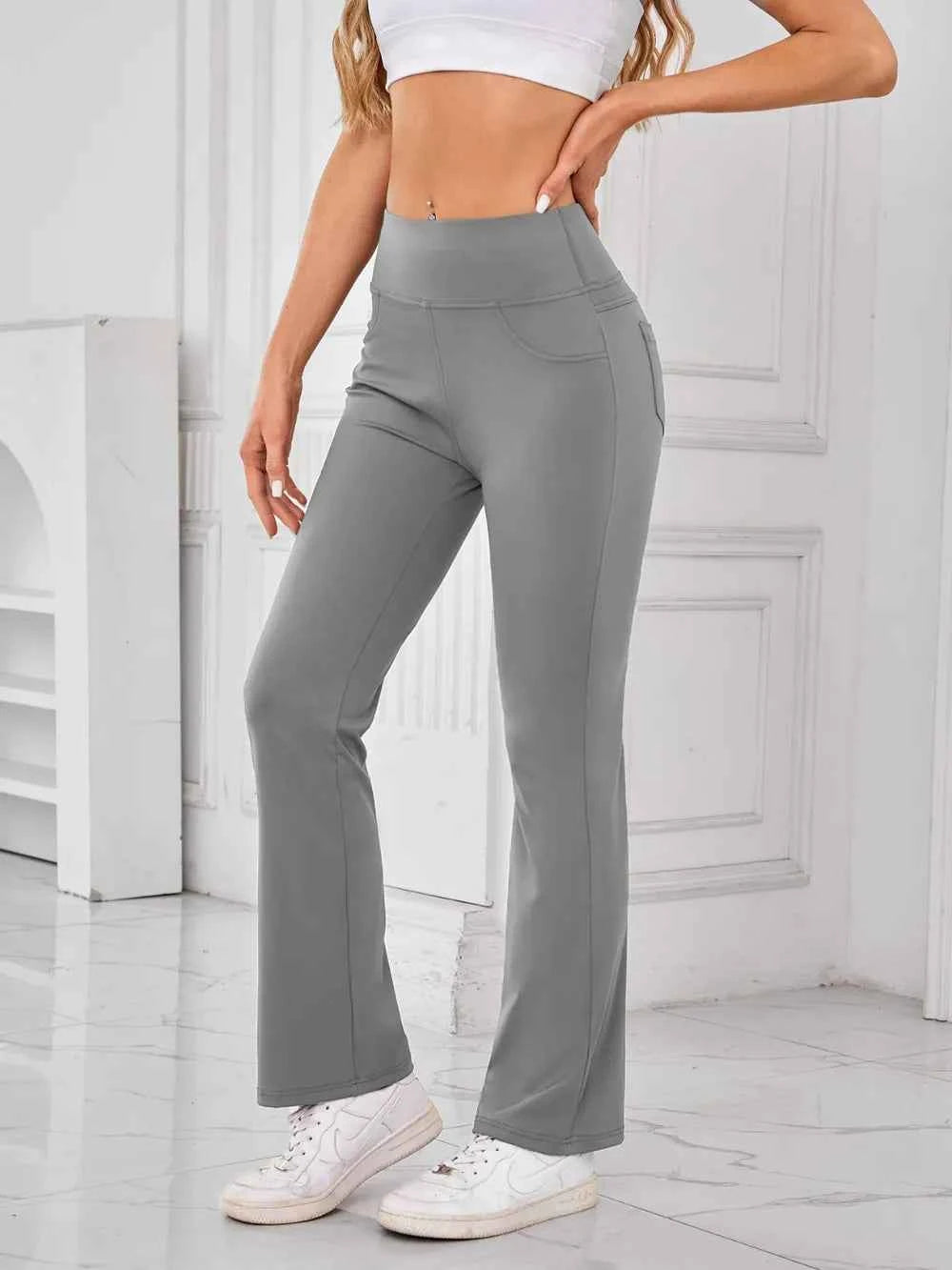 Lovelet High Waist Active Pants with Pockets - Nico`s Store