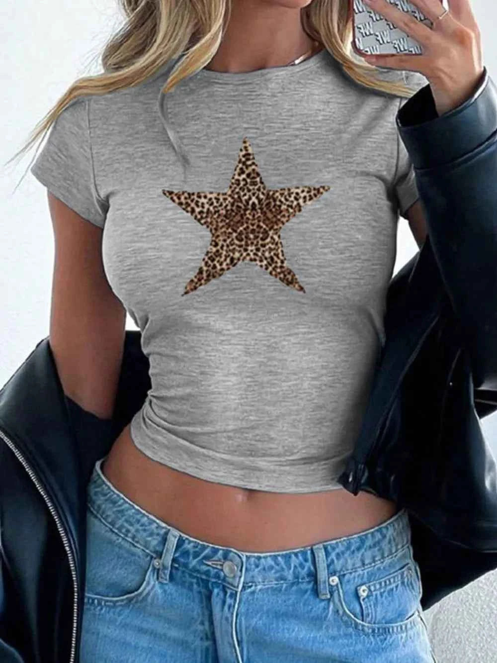 Devine Star T-Shirt - Round Neck Short Sleeve - Nico`s Store