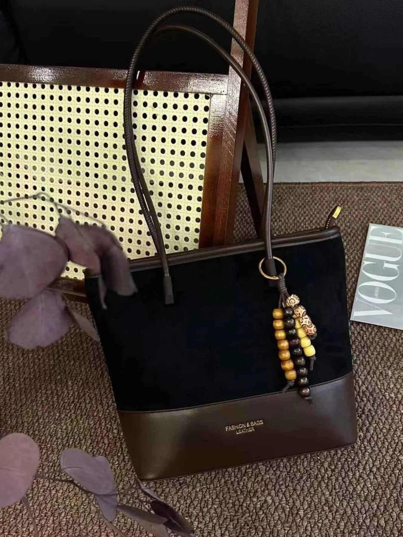 Color Block Shoulder Bag