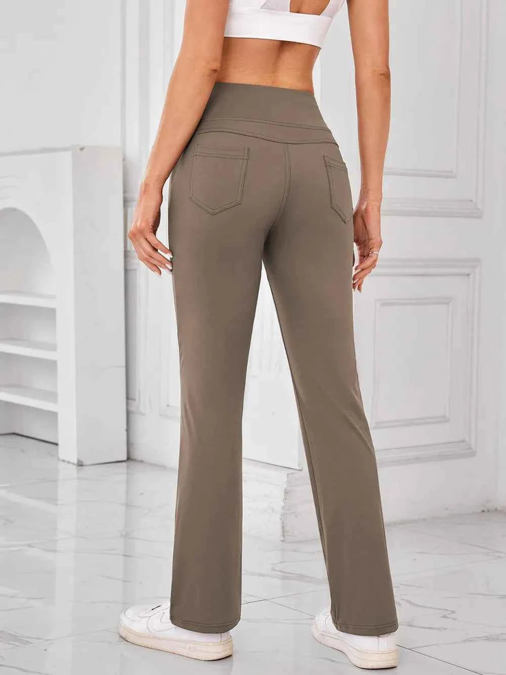 Lovelet High Waist Active Pants with Pockets - Nico`s Store