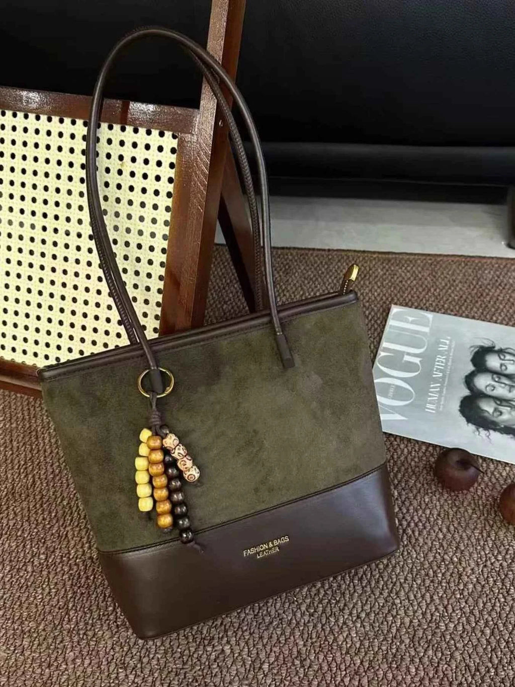 Color Block Shoulder Bag