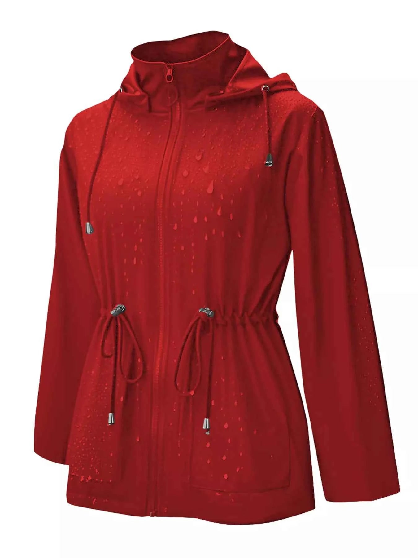 Zip Up Waterproof Hooded Jacket for Ultimate Protection and Style