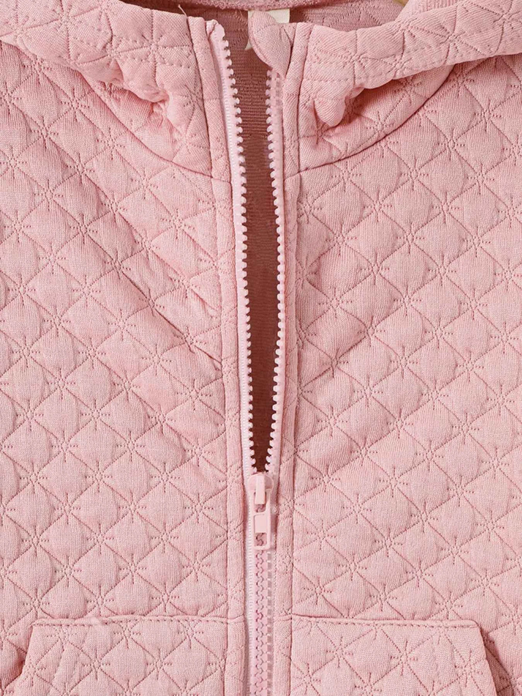 Children's Zip-Up Hooded Jacket - Quilted Design for Comfort and Style - Nico`s Store