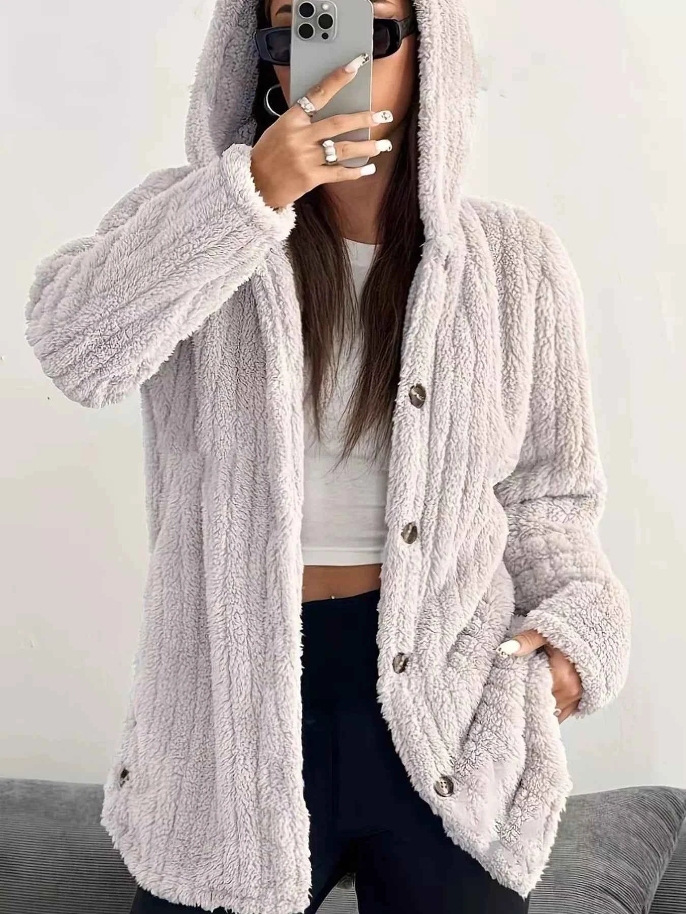 Cozy Oversized Hooded Jacket for Ultimate Comfort and Style - Nico`s Store