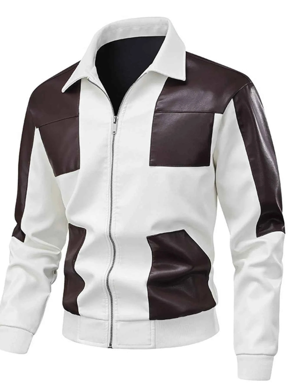 Men's Leather Bomber Jacket Nico's store - Nico`s Store