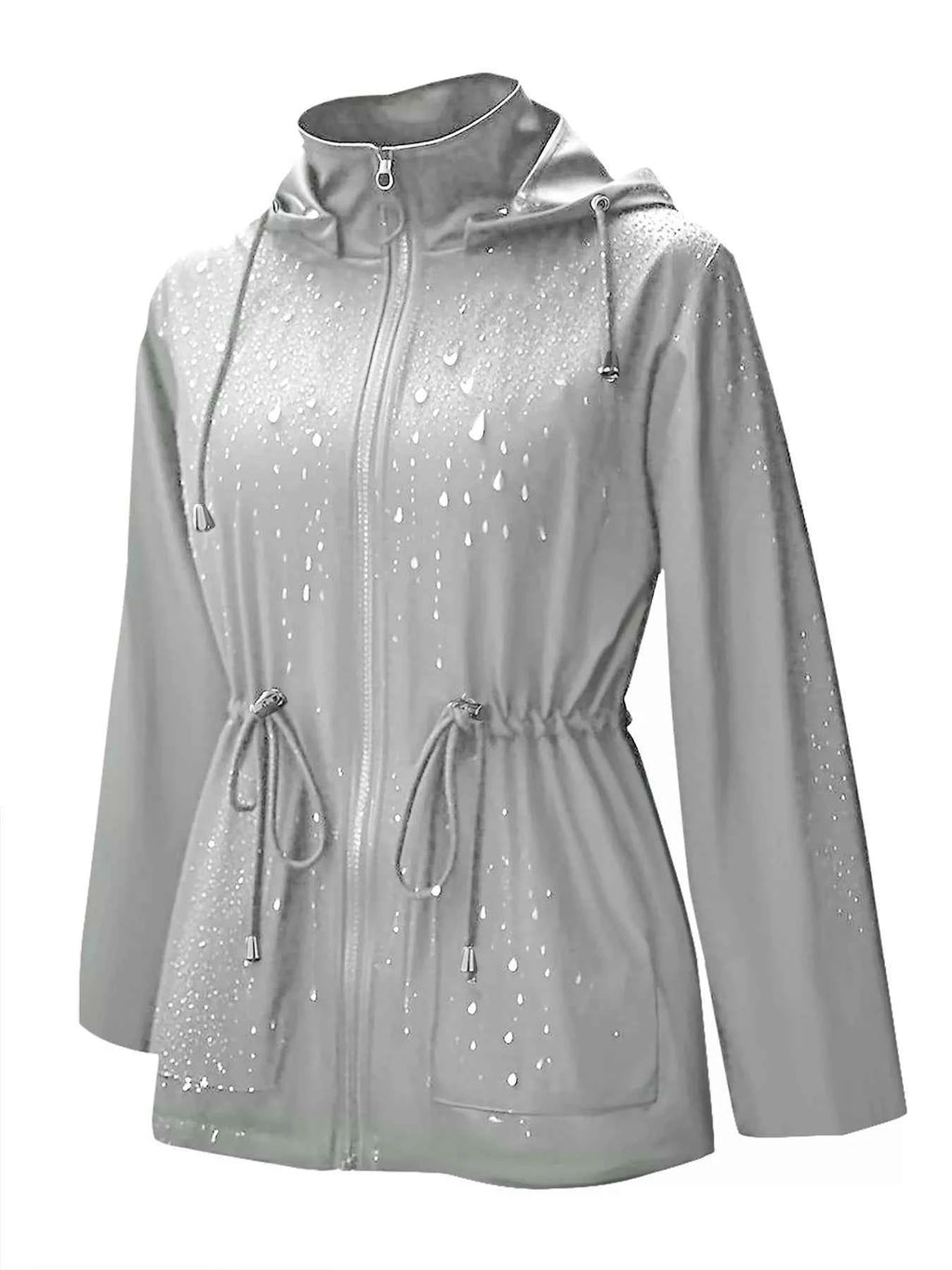 Zip Up Waterproof Hooded Jacket for Ultimate Protection and Style