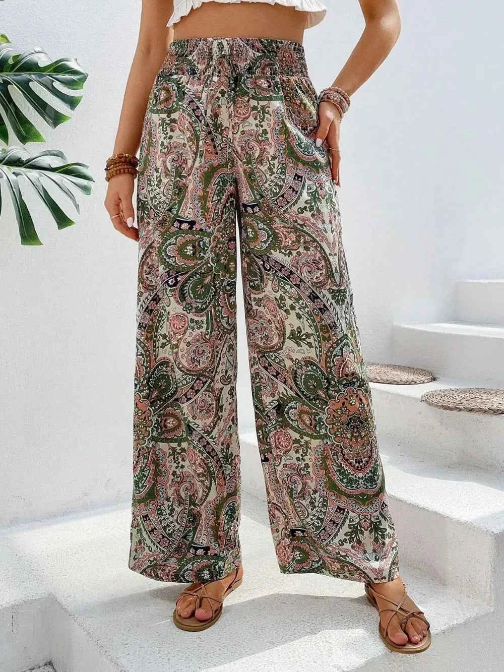 Best Wide Leg Printed Pants for Effortless Style - Nico`s Store