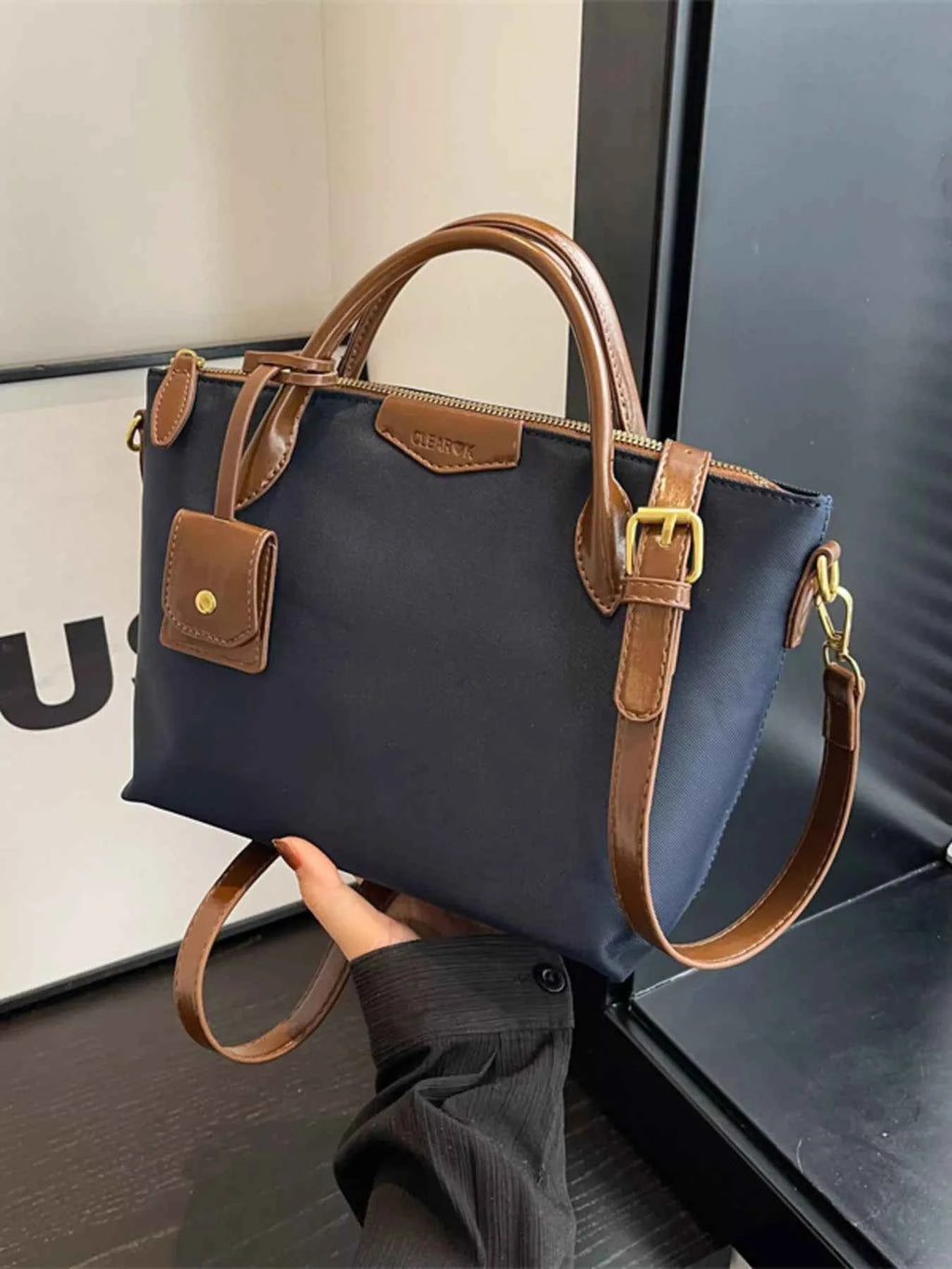 Top Handle Crossbody Bag