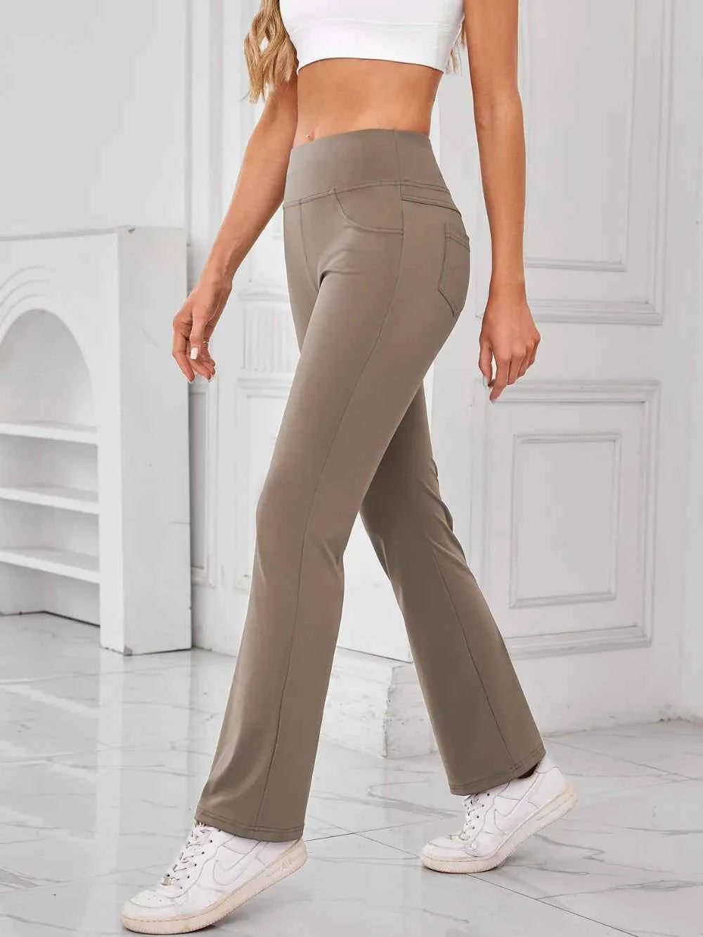 Lovelet High Waist Active Pants with Pockets - Nico`s Store