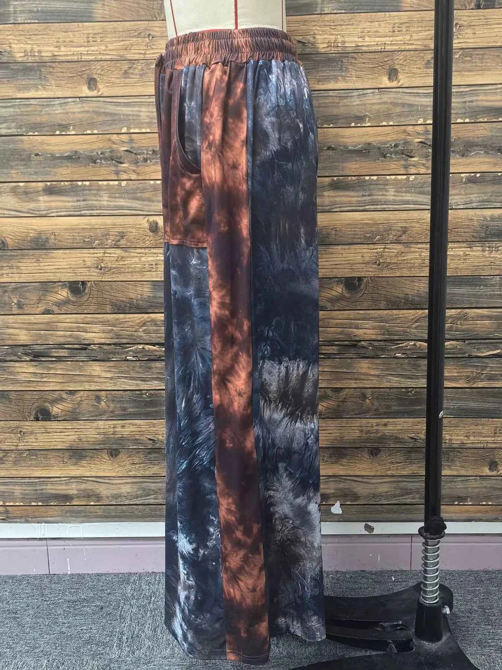 Full Size Plus Size Tie-Dye Wide Leg Pants for Effortless Style