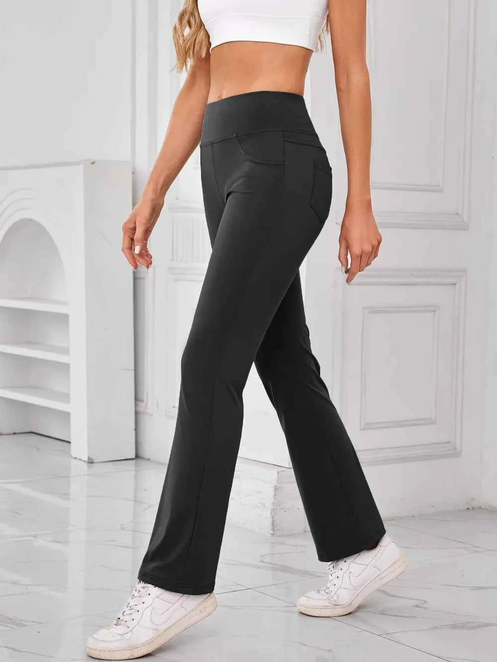Lovelet High Waist Active Pants with Pockets - Nico`s Store