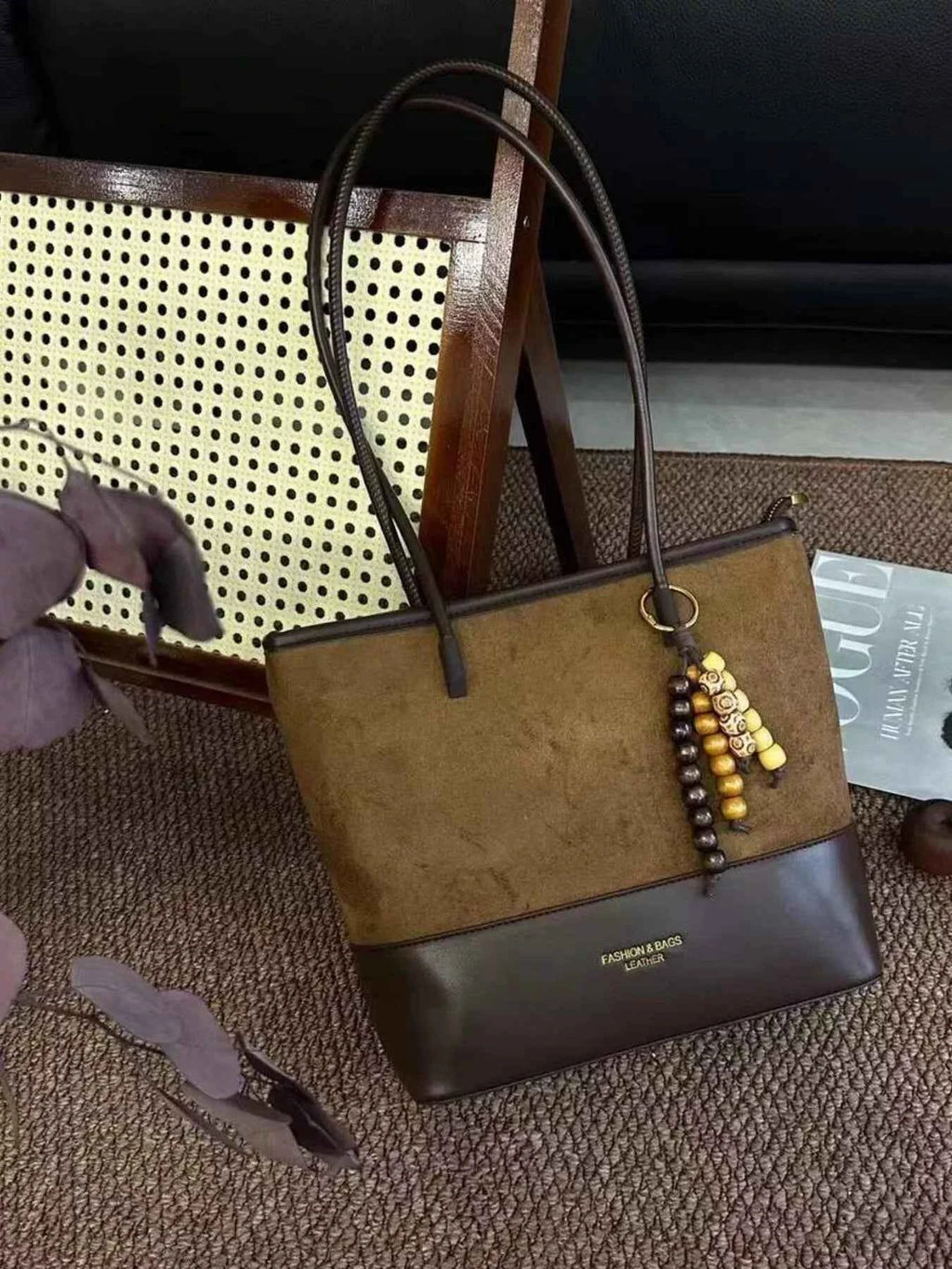 Color Block Shoulder Bag