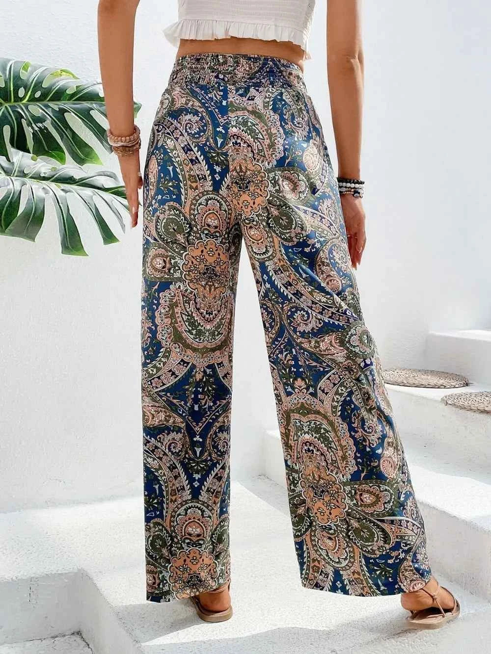 Best Wide Leg Printed Pants for Effortless Style - Nico`s Store