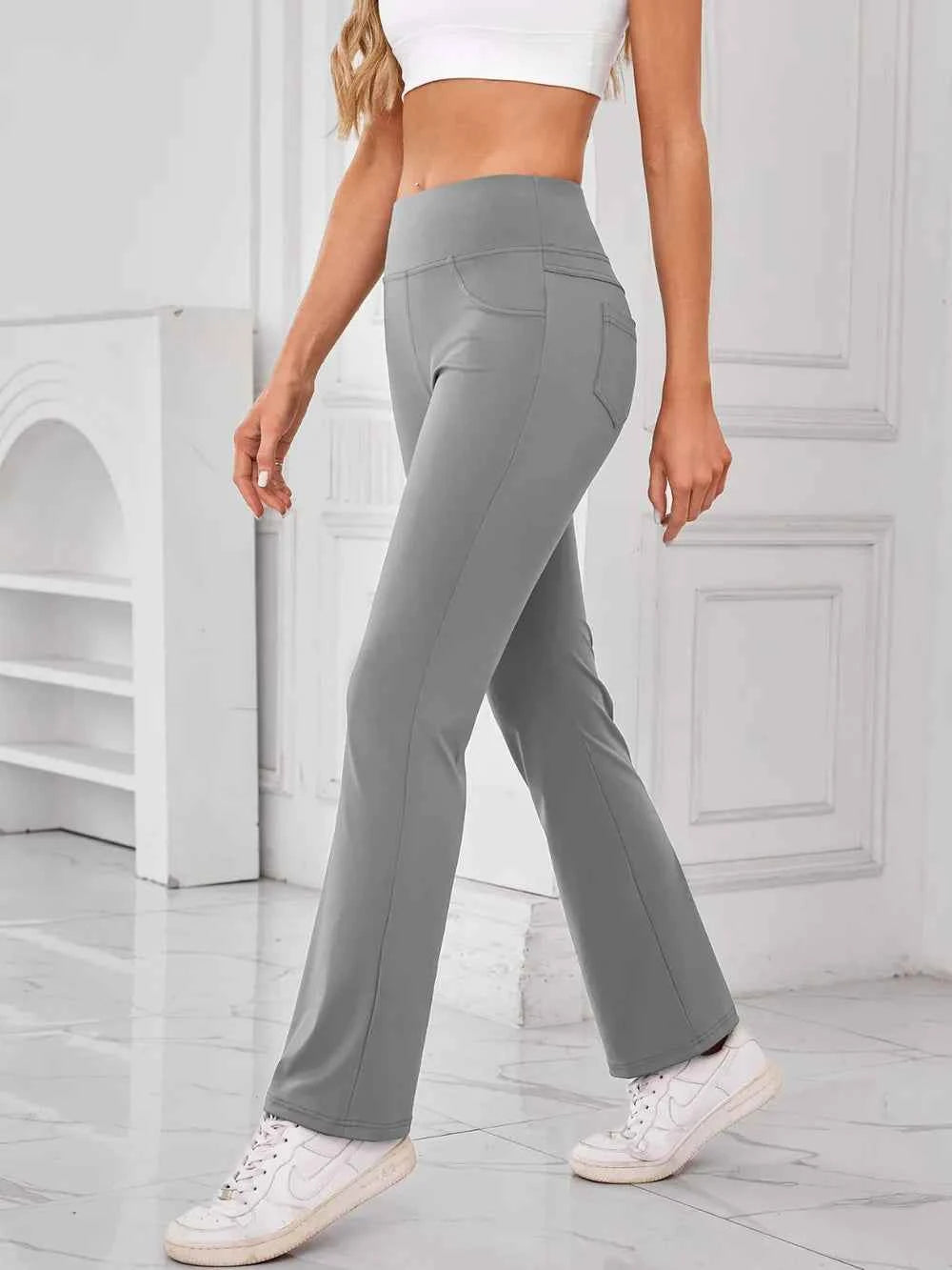 Lovelet High Waist Active Pants with Pockets - Nico`s Store