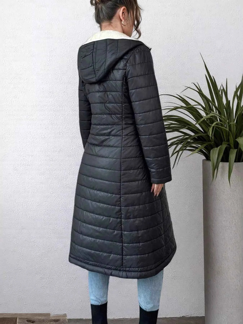 Zip Up Quilted Puffer Coat high quality - Nico`s Store