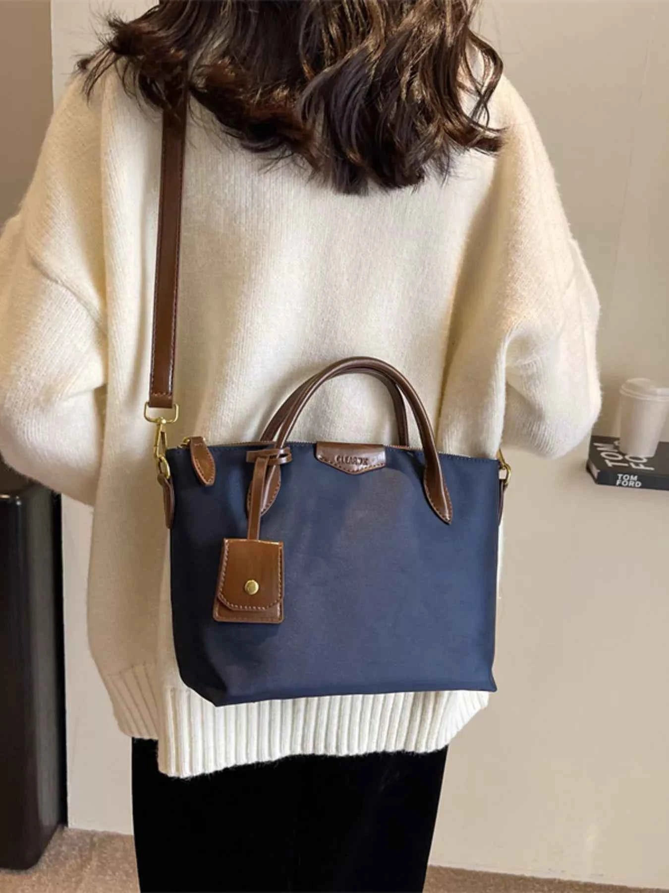 Top Handle Crossbody Bag