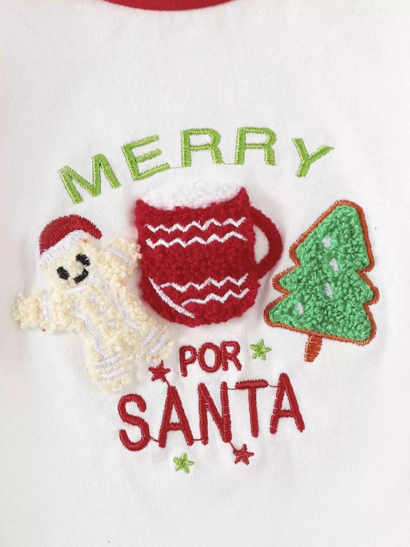 Children's Christmas Pajamas - Reindeer Striped Pajama Set