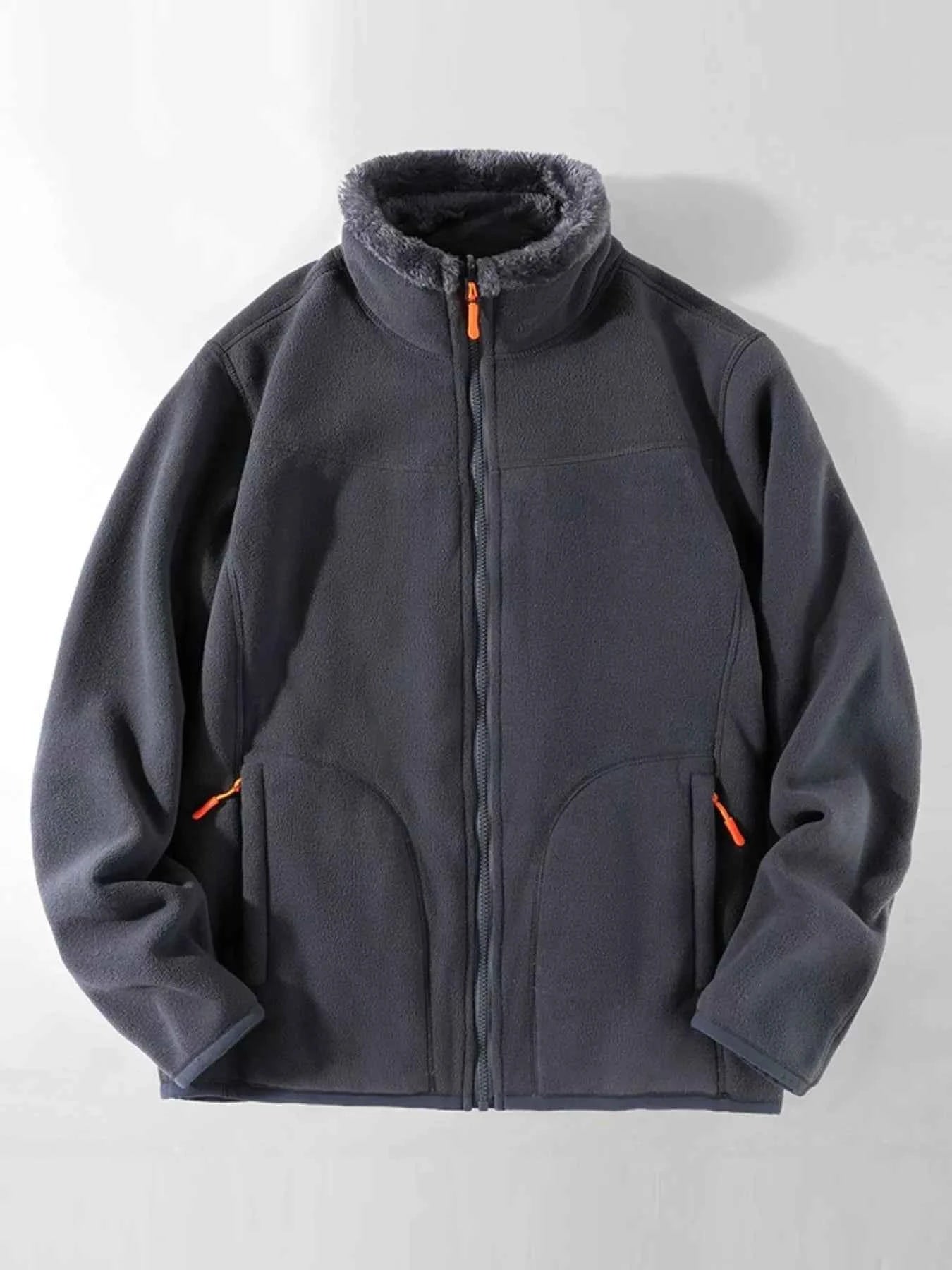 Men's Plus Size Fleece Sweatshirt - Full Zip and Lined for Comfort - Nico`s Store