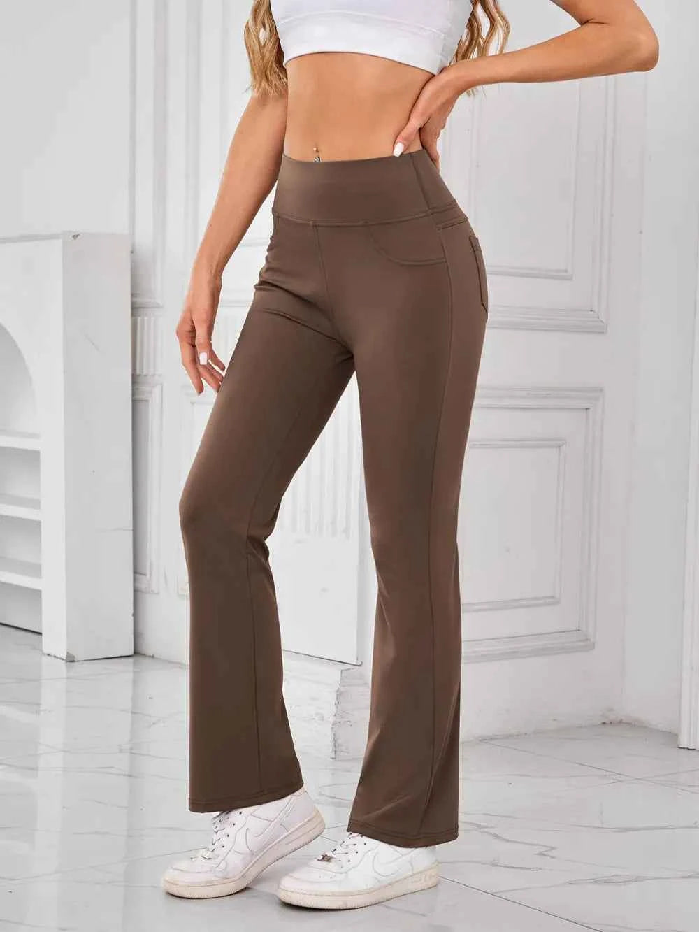 Lovelet High Waist Active Pants with Pockets - Nico`s Store