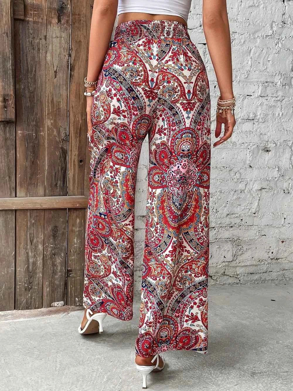 Best Wide Leg Printed Pants for Effortless Style - Nico`s Store