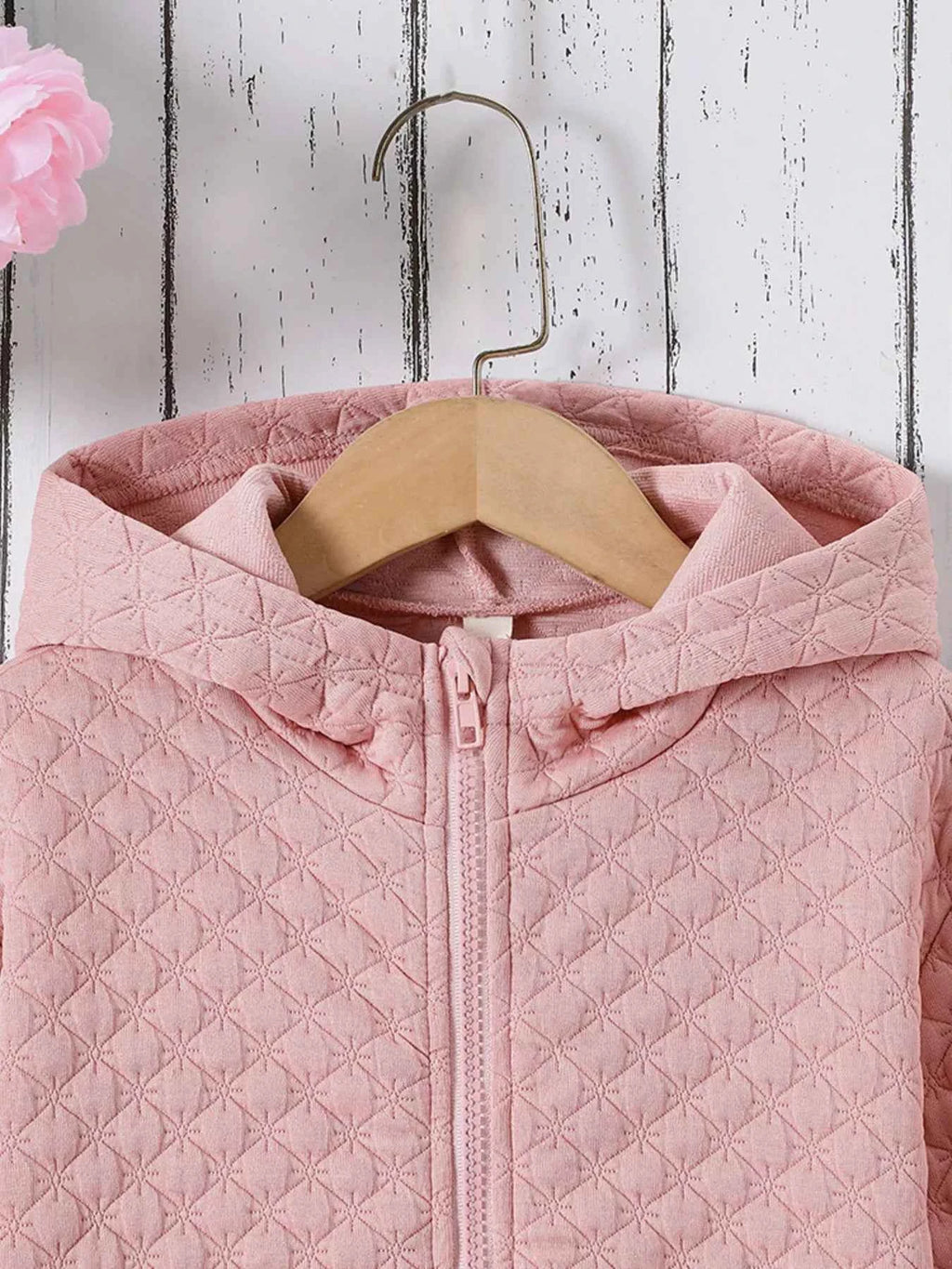 Children's Zip-Up Hooded Jacket - Quilted Design for Comfort and Style - Nico`s Store