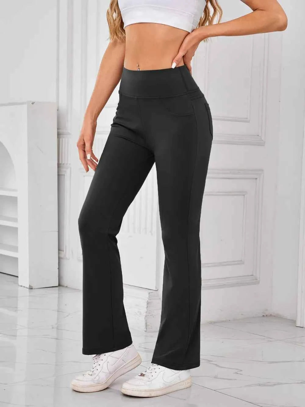 Lovelet High Waist Active Pants with Pockets - Nico`s Store