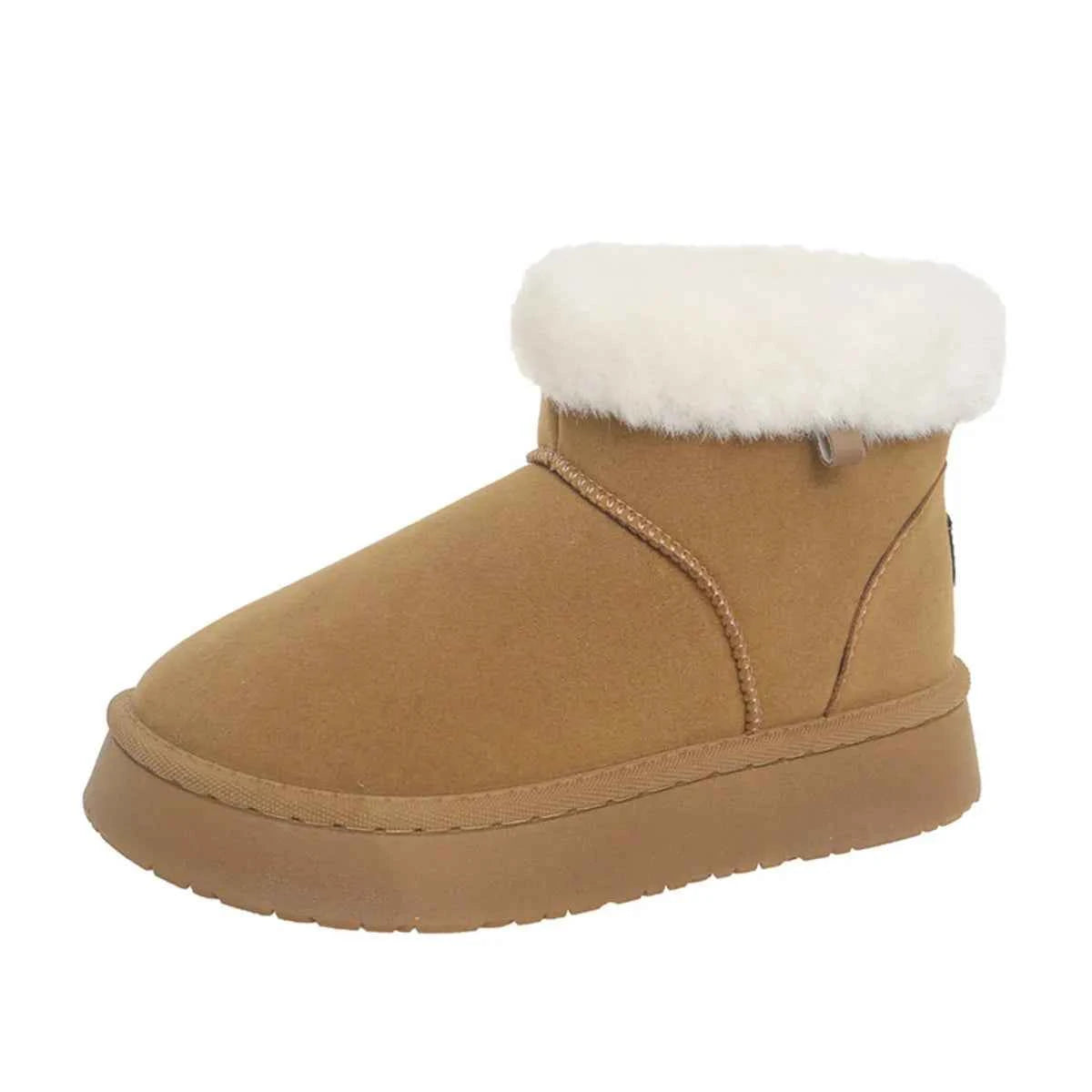 Round Toe Platform Boots -Nico's store - Nico`s Store