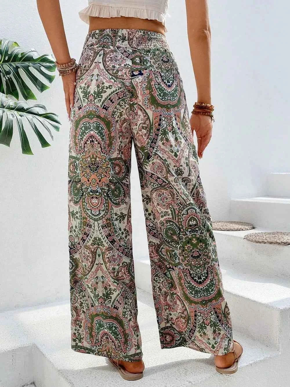 Best Wide Leg Printed Pants for Effortless Style - Nico`s Store