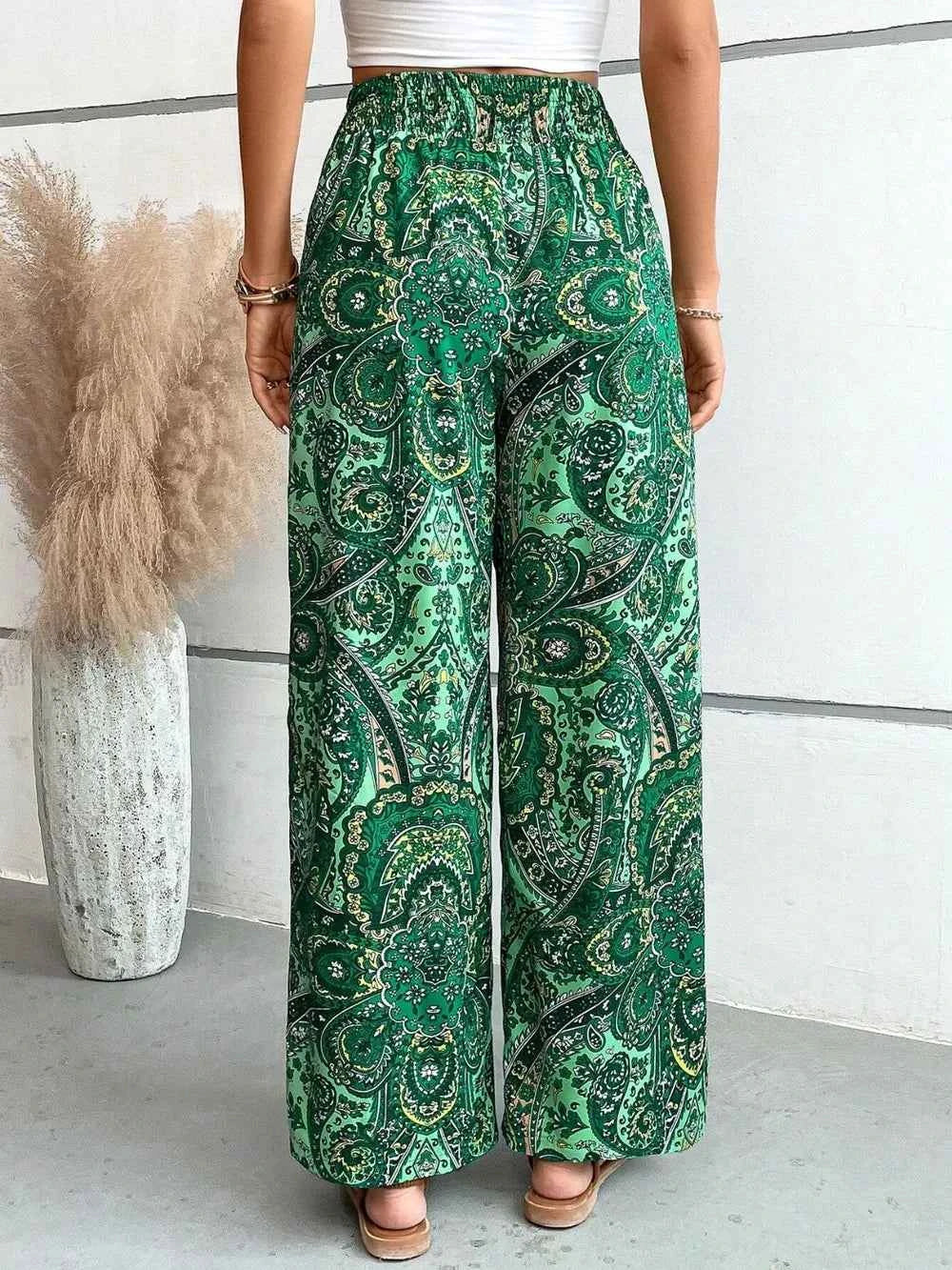 Best Wide Leg Printed Pants for Effortless Style - Nico`s Store