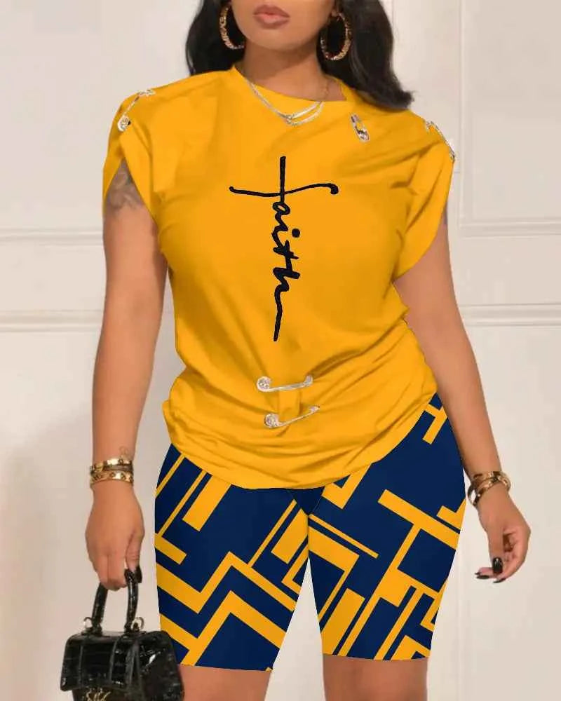 Women's Fashion Print Set – Trendy Casual Design 2023 - Nico`s Store