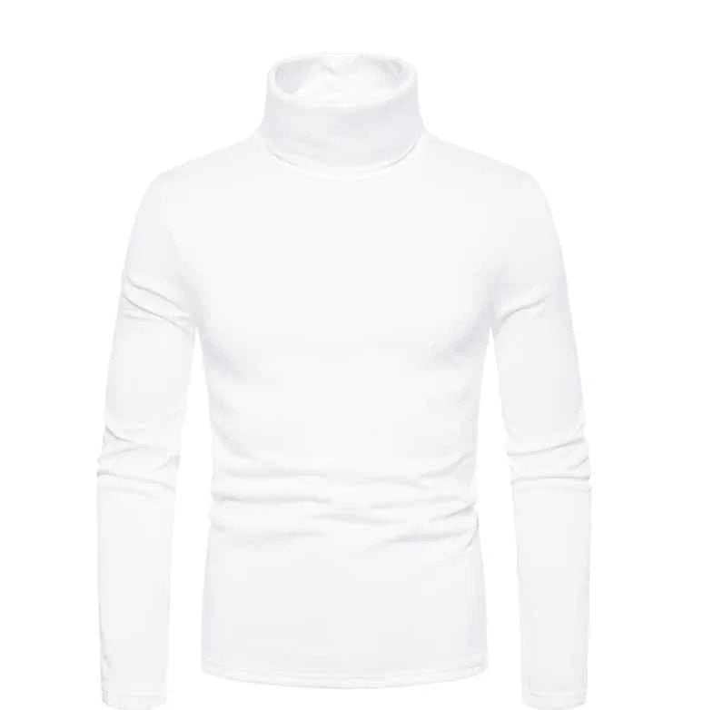Men's Knit Sweater High Collar for Autumn Winter Wear - Nico`s Store