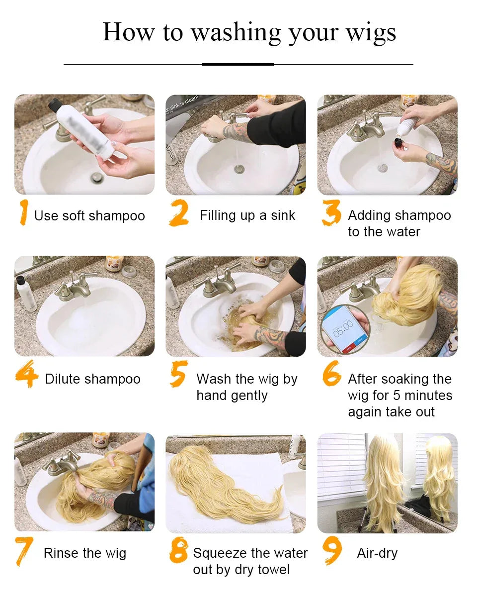 Synthetic Bob Wigs for Women - Short Straight Light Blonde Beige Natural Hair Wigs for Daily Cosplay, Heat Resistant H1df62a01d354497e924e383b6ae7e1edj