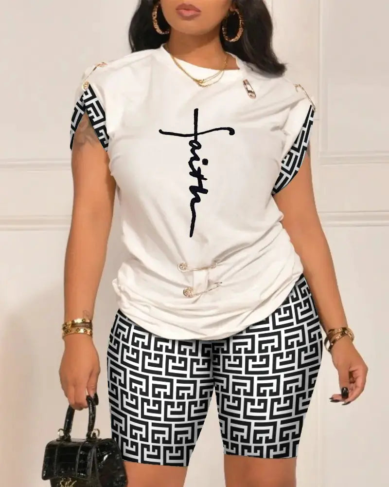 Women's Fashion Print Set – Trendy Casual Design 2023 - Nico`s Store