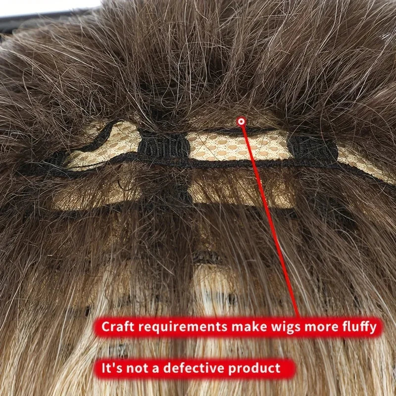 Women's Synthetic Wigs - Heat-Resistant Deep Root Natural Brown Gradient Hair Accessories for Daily Dressing S2250fa4be44048fb86da2289d12b45c19