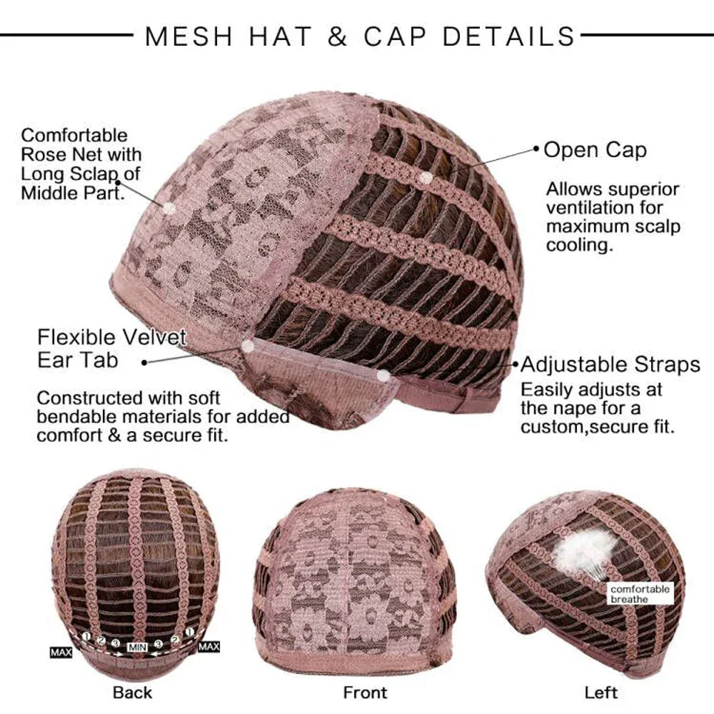 Ombre Blonde Bob Wig for Women - Short Straight Synthetic Hair with Brown Blonde Highlights for Cosplay and Daily Wear S61d0917769f74918a2e17b5552135a911