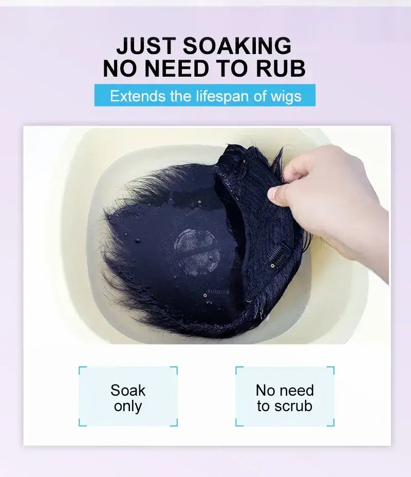 PURC 2-IN-1 Professional Sulfate-Free Wig Shampoo for Synthetic & Human Hair - Moisturizing Cleanser with Long-Lasting Fragrance S75dfe3dc39d644f3a8ec1844e478ea5bh