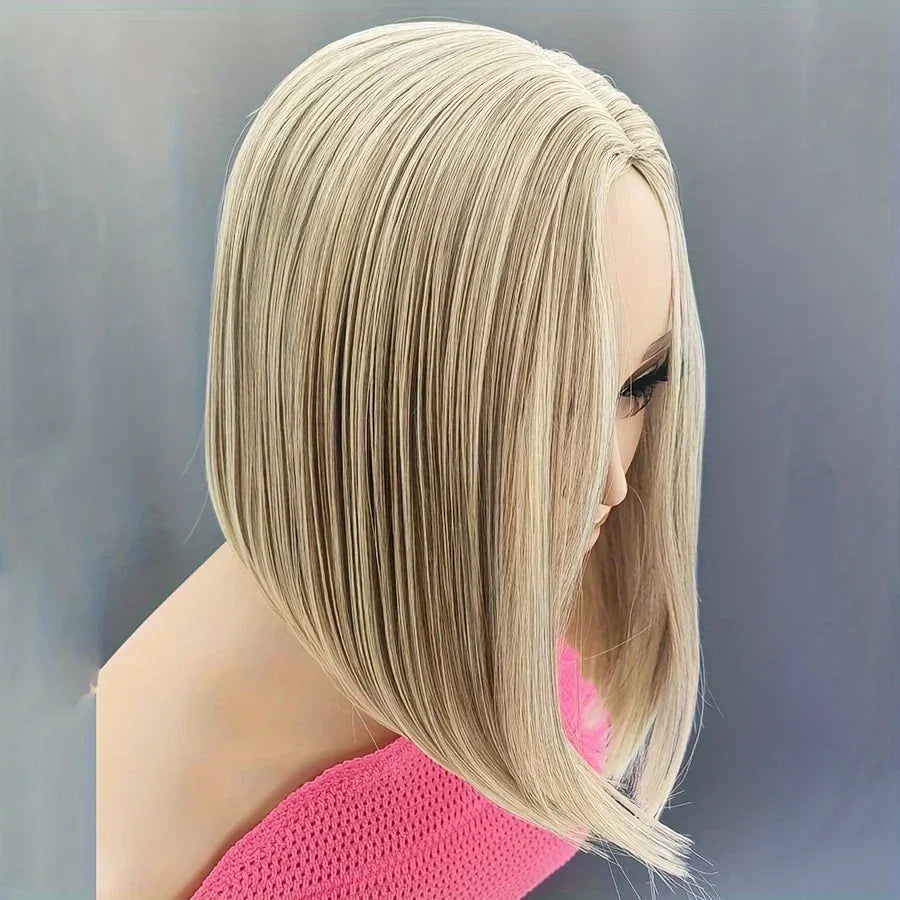 Ombre Bob Wig - Stylish Middle Part Synthetic Hair for Cosplay, Parties and Daily Wear S9a95f1b9f0734bba9fd1bc8cc75ad3a4y