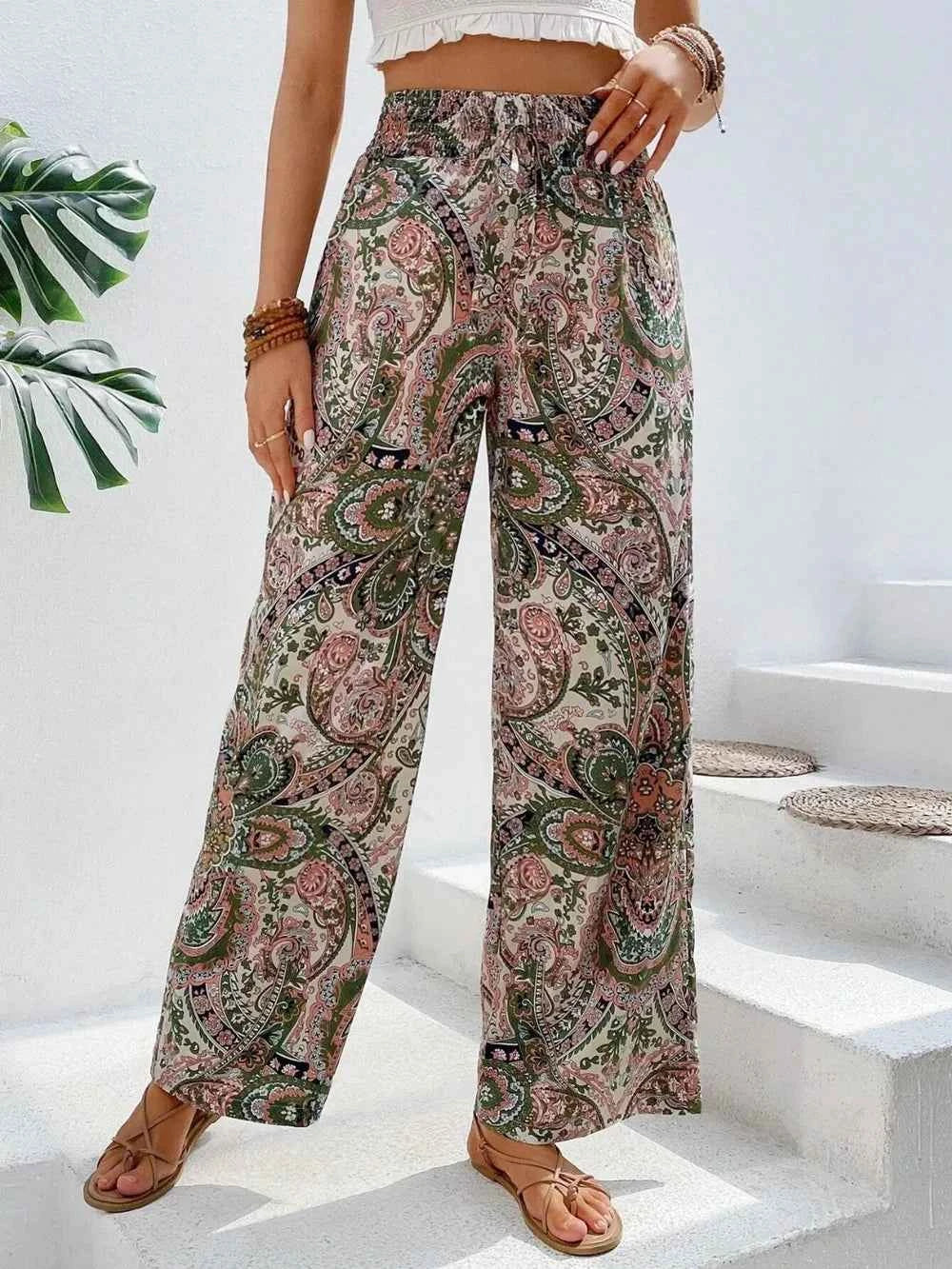 Best Wide Leg Printed Pants for Effortless Style - Nico`s Store