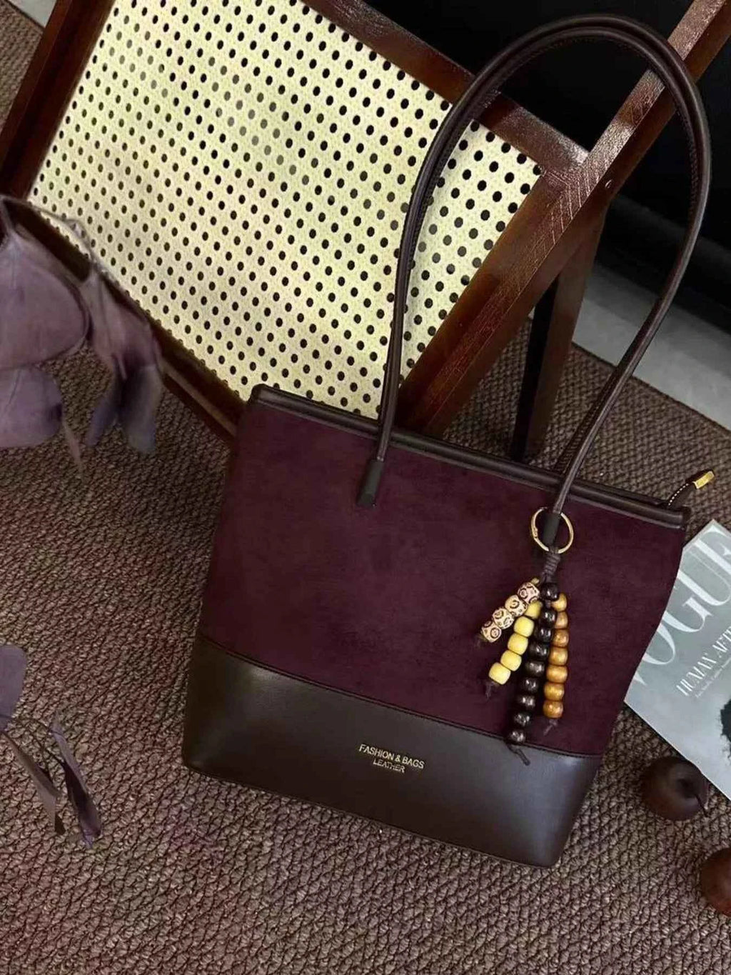 Color Block Shoulder Bag