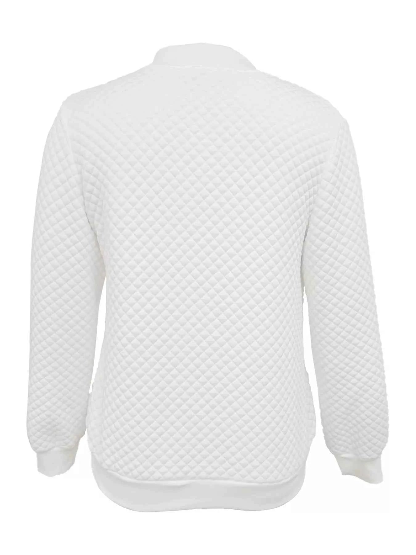 Textured Zip Up Jacket for Stylish Layering - Nico`s Store