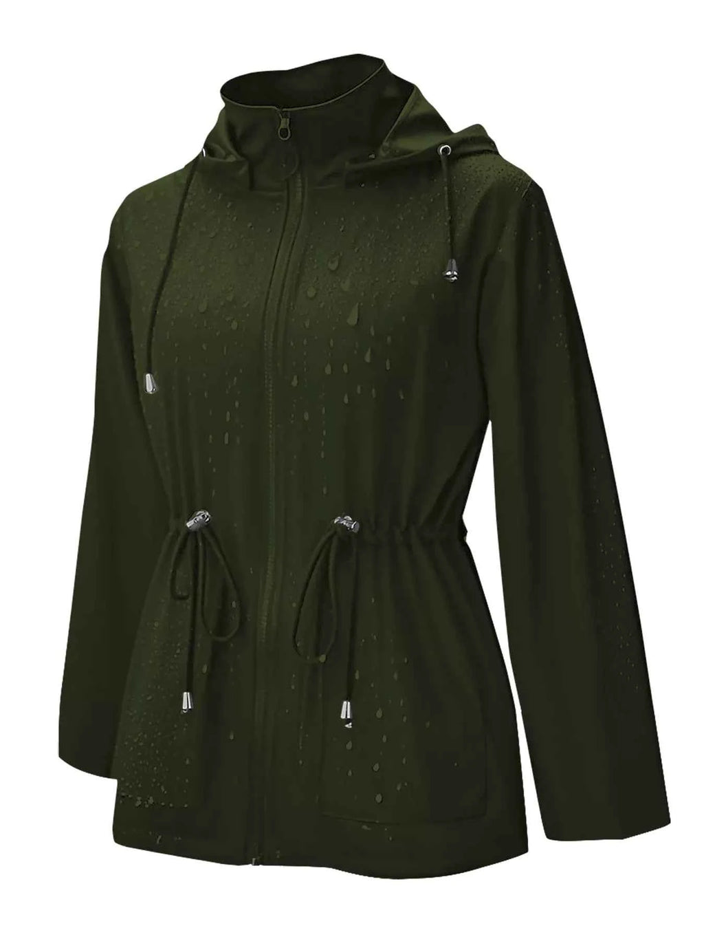 Zip Up Waterproof Hooded Jacket for Ultimate Protection and Style