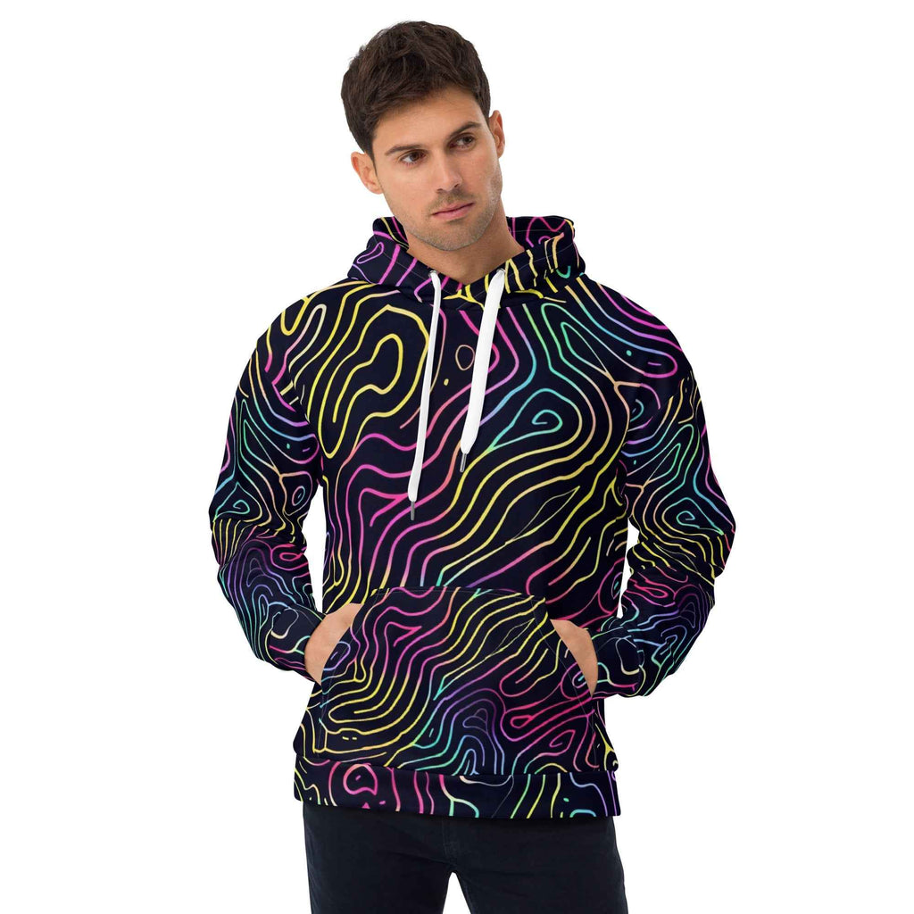Unisex Optic Illusion Hoodie for Stylish Comfort - Nico`s Store